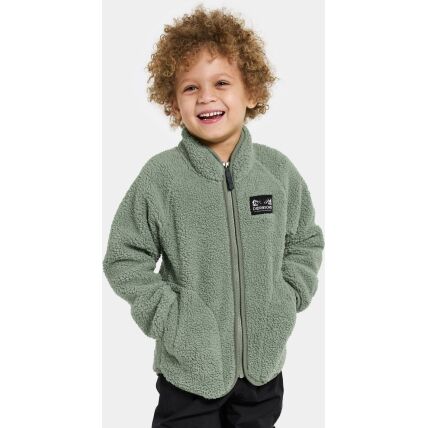 Didriksons Gibbs Kid's Full-Zip 2 Light Moss