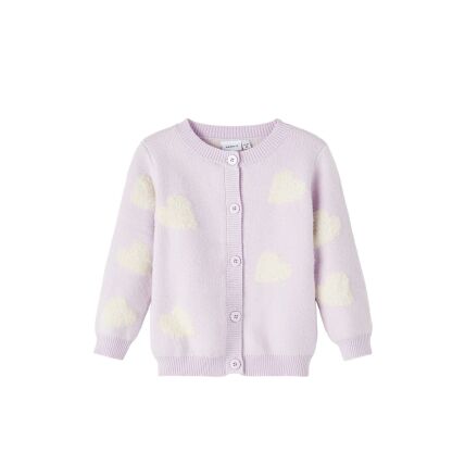 Name It LONG SLEEVED KNIT CARDIGAN Orchid Hush