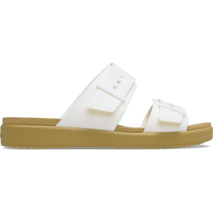 Crocs™ Brooklyn Buckle Low Chalk/Tan