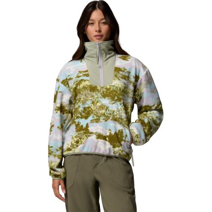 Columbia Sequoia Grove Printed Half Zip Women's Citron Haze, Fieldaze