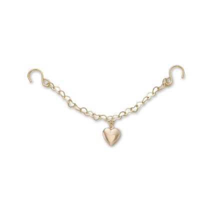 Crocs™ Jibbitz Gold Rivet Chain with Heart 