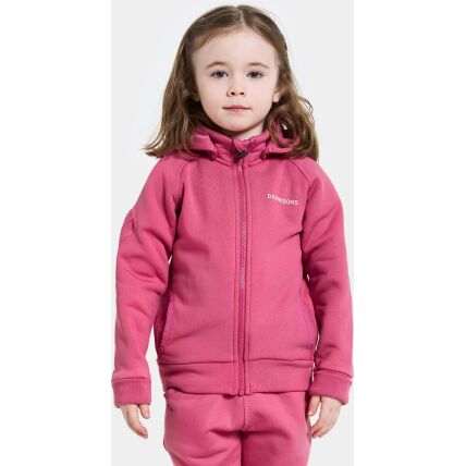 Didriksons Siljan Kid's Full-Zip Sweet pink