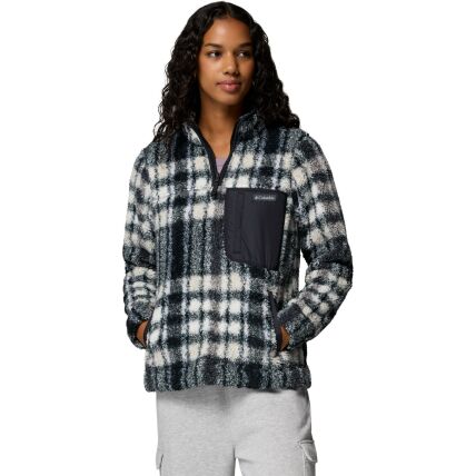 Columbia WEST BEND 1/4 ZIP II Women's Black Herringplaid