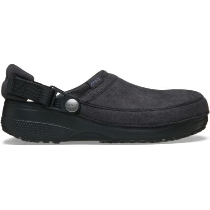 Crocs™ Classic Crafted Vegan Suede Clog Black