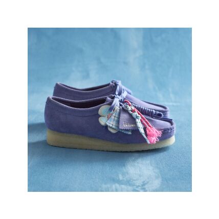 Clarks Wallabee Shoes Women's Purple Interest