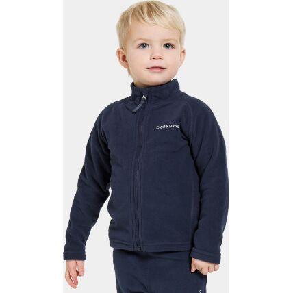 Didriksons Monte Kids' Full-Zip 10 Navy