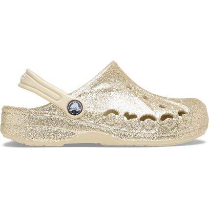 Crocs™ Baya Glitter Clog Kid's 207014 Winter White