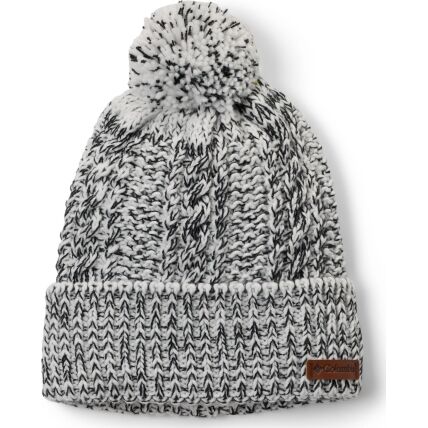 Columbia Cozy Ridge Beanie Sea Salt, Black Marled