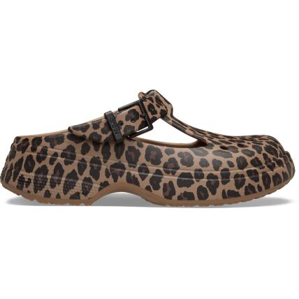 Crocs™ Classic Mary Jane Animal Clog Sepia/Leopard