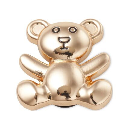 Crocs™ Jibbitz Gold Teddy Bear Multi