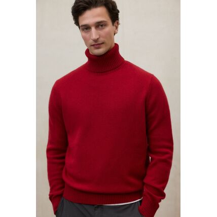 ECOALF Brun Knit Men's Dark Red