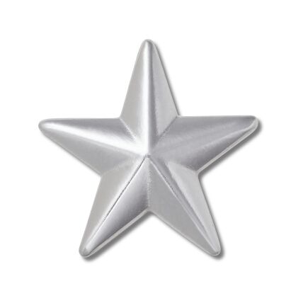 Crocs™ Jibbitz Silver Star Badge 