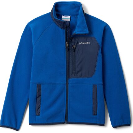 Columbia Fast Trek V Full Zip Youth Mountain Blue, Collegiate Navy
