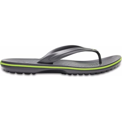 Crocs™ Crocband Flip Graphite/Volt Green
