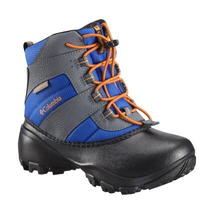 Columbia Childrens Rore Tow III Waterproof Azul/Orange Blast