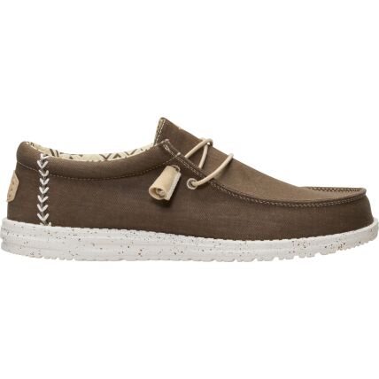 HEYDUDE Wally Stretch Canvas Men 40700 Teak Brown