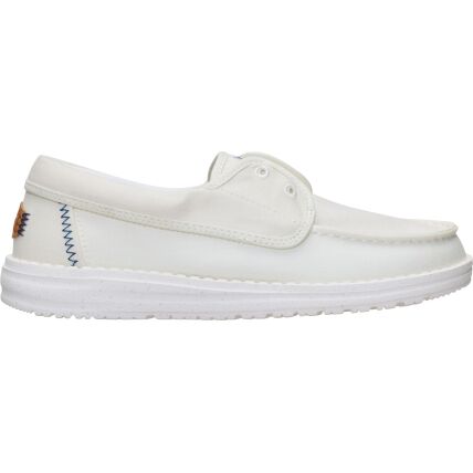 HEYDUDE Wendy Cru Stretch Canvas Women's Snow White