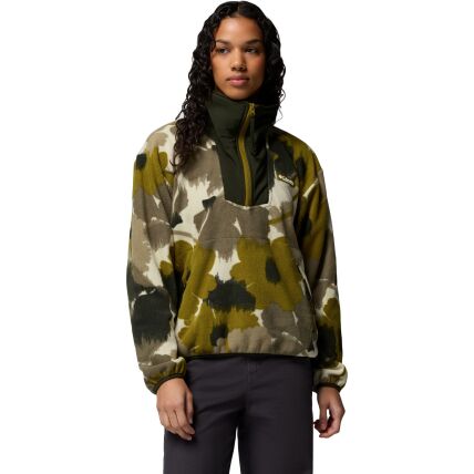 Columbia Sequoia Grove Printed Half Zip Women's Mossy Green, Ikatbloom
