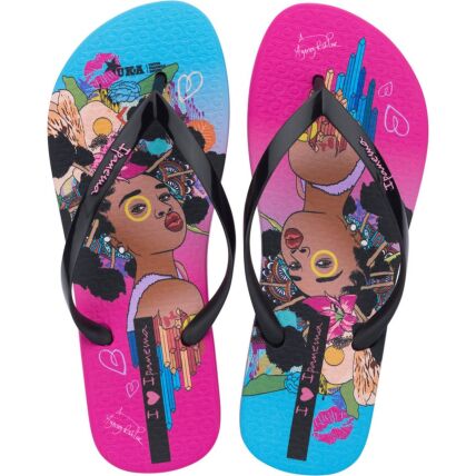 Ipanema Graffiti V Fem Pink/Black/Blue