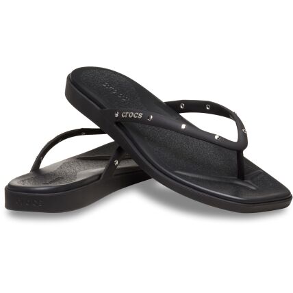 Crocs™ Miami Studded Flip Black