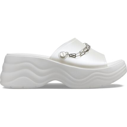Crocs™ Skyline Chain Slide White