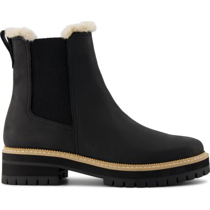 TOMS LEATHER/FAUX WOMEN'S BENNET BOOT 10021299 Black