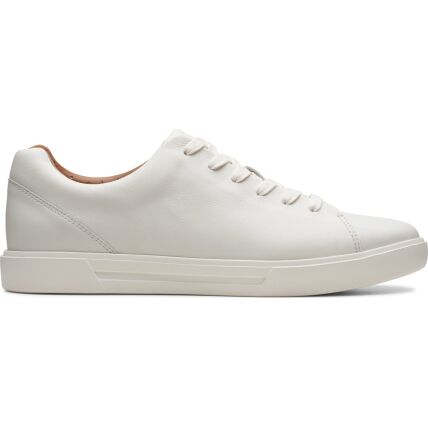 Clarks Un Costa Lace Men's White Leather