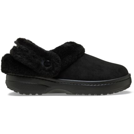 Crocs™ Classic Unfurgettable Vegan Sueded Clog Black