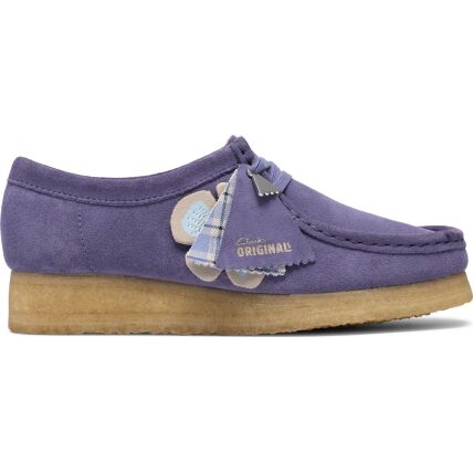 Clarks Wallabee Shoes Women's Purple Interest