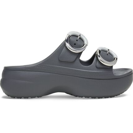 Crocs™ Saturday Platform Dipped Buckle Sandal Women's Carbon