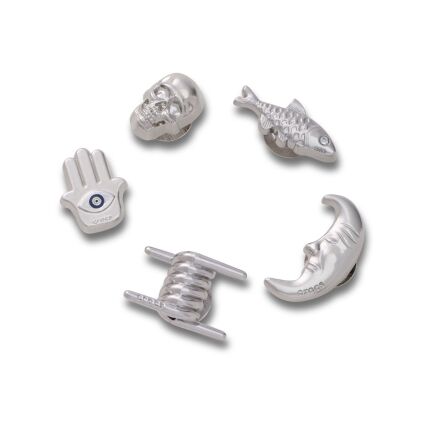 Crocs™ Jibbitz Silver Junk Drawer 5 Pack 