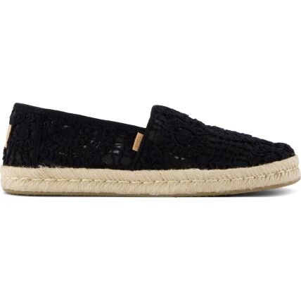TOMS BLACK CROCHET LACE 10021938 Black