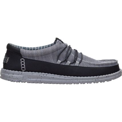 HEYDUDE Wally Guard Stretch Sox Men's Flannel Grey/Multi