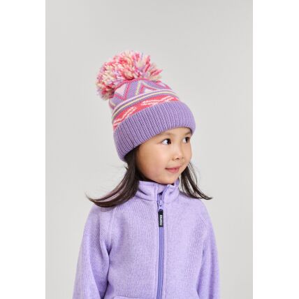 REIMA Merino Wool Blend Beanie Kirjoen 5300286B Blooming Lilac