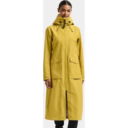 Didriksons Nadja Women's Parka Long 4 Yellow Pollen