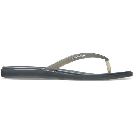 Crocs™ Miami Jelly Round Toe Flip Women's Carbon Jelly