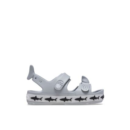 Crocs™ Crocband Cruiser Shark Sandal Light Grey
