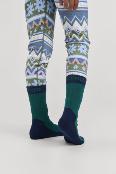 REIMA Wool Blend Socks Villalla 5300051C Deeper Green