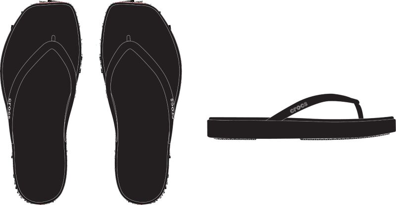 Crocs™ Miami Flatform Flip Women's Black