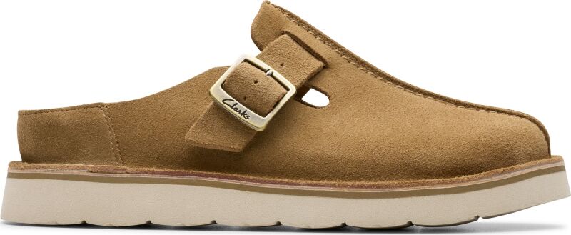 Clarks Solsbury Mule Women's Dark Sand Suede