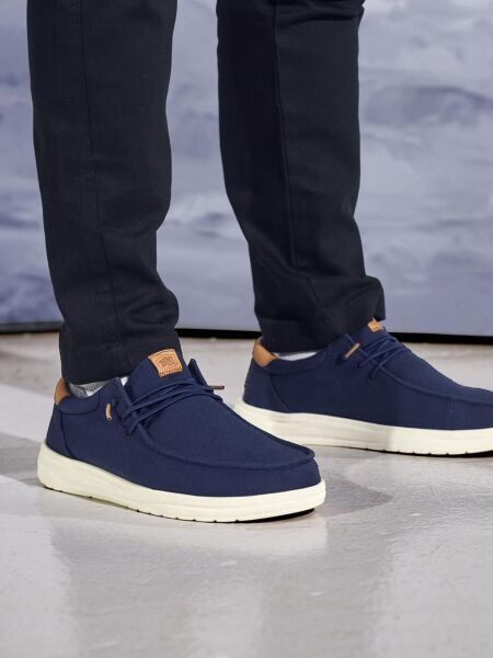 HEYDUDE Paul Canvas Men 43151 Navy Blazer