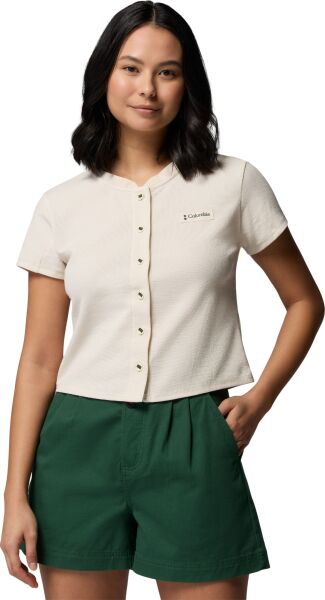 Columbia Acker Rock Knit Short Sleeve Women's Chalk