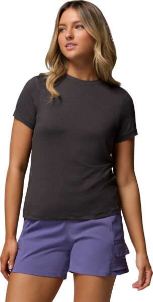 Columbia Parsons Point Short Sleeve Logo Tee Women's Black Heather